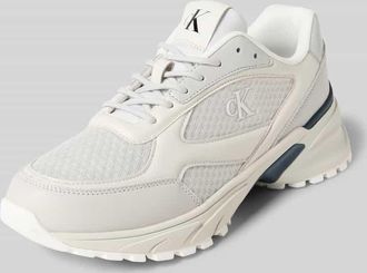 Calvin Klein Jeans Sneaker mit Label-Details in Offwhite, Größe 40