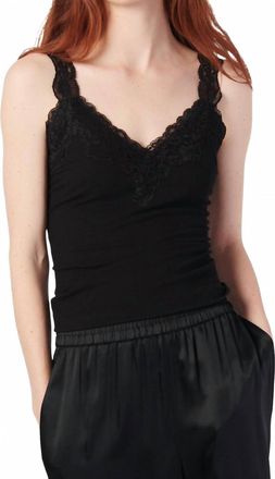 Cami NYC Lani Rib Knit Tank Top In Black
