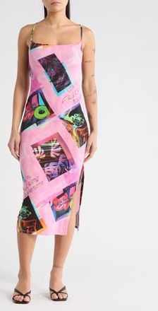 Desigual Graphic Slipdress in Pink at Nordstrom Rack, Size X-Small