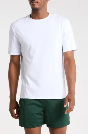 90 Degree by Reflex Crewneck Stretch Cotton T-Shirt in White at Nordstrom Rack, Size Xx-Large