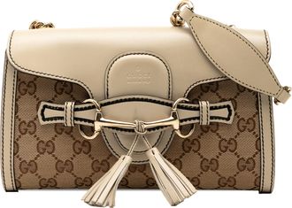 Gucci Tweedehands Kleine Gg Canvas Emily Schoudertas