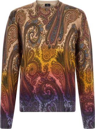 Etro Multicolor Paisley Print Sweater
