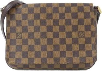 Louis Vuitton Pre-owned Cross Body Bags, female, Brown, Size: ONE SIZE Pre-owned Musette Tango Shoulder Bag