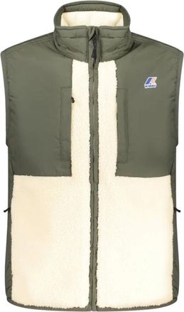 K-Way Jassen, Heren, Veelkleurig, XL, K-Way Groene Polyamide Jassen & Jas