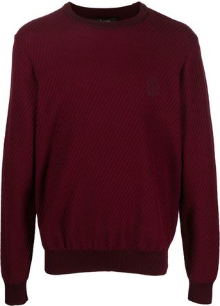 Billionaire Boys Club round-neck knit jumper - men - Merino - XXXXL - Red