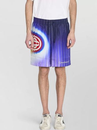 Casablanca silk printed deck shorts