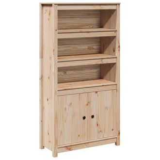 vidaXL Aparador De Madera Maciza De Pino 80x35x154 Cm Vidaxl