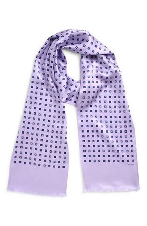 Tom Ford Square Dot Silk Jacquard Scarf in Pink at Nordstrom