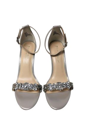 Betsey Johnson Erin Sandals In Silver