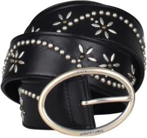 Saint Laurent Heren, Accessoires, Zwart, Maat: 95 CM Leer