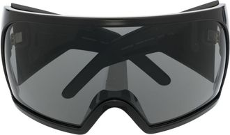 Rick Owens Kriester oversize-frame sunglasses - unisex - Nylon - One Size - Black