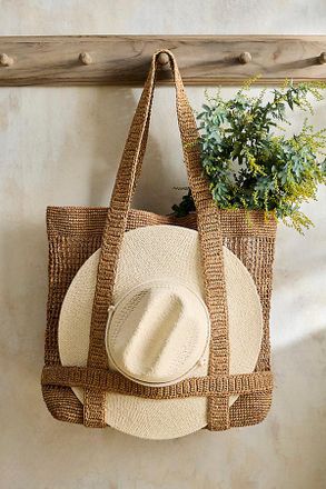 Terrain Raffia Traveler Bag