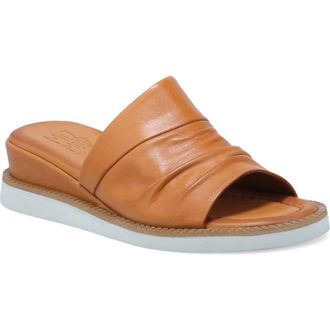 Miz Mooz Erin Platform Wedge Slide Sandal in Brandy at Nordstrom, Size 10.5-11Us