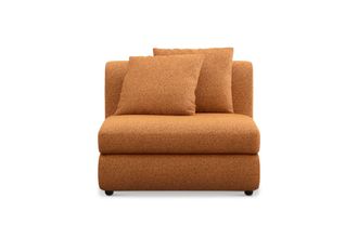 Castlery Fable Armless Sofa Customized, Performance Boucle, Rust, Spill Resistant, Ultra Deep Seats for Castlery Sofas