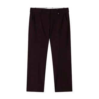 Raffaello Rossi Rechte broek - Dames - Broeken - Rood - Maat: XS Leer
