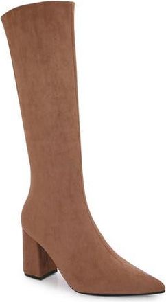 Berness Faux Suede Knee High Boot in Camel at Nordstrom Rack, Size 8.5