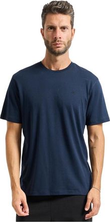 Calvin Klein Blauwe T-shirts en Polos - Heren - T-shirts - Blauw - L - Tops