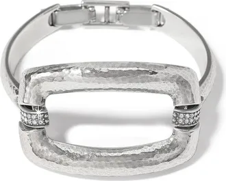Brighton Womens Meridian Geo Dew Bracelet In Silver
