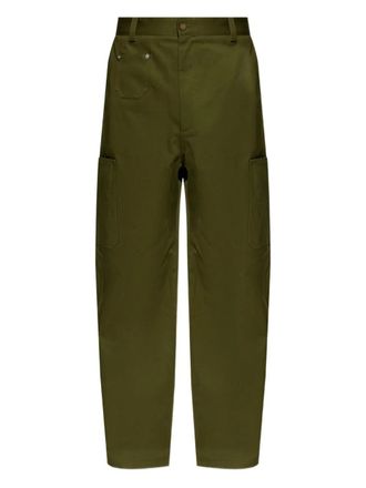 Givenchy Pantaloni taglio comodo con tasche - Verde