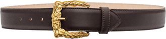L'agence Womens The Marcaeu Baroque Belt In Chocolate
