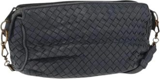 Bottega Veneta Pre-owned Vintage Schoudertas - Dames - Vintage Schoudertas - Blauw - ONE Size - Leer - Vintage