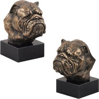 OEM Bulldog Ingl&eacute;s, Bulldog - Estatuilla De Perro, Busto Sobre Base De Piedra, Escultura, Trofeo Para Una Exposici&oacute;n Canina De La Marca Art-dog