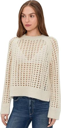 AllSaints Suniva Jumper Womens Sweater Chalk White : LG (US 10-12), Polyamide/Wool