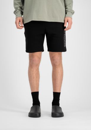 Alpha Industries Shorts ALPHA INDUSTRIES Alpha Puff Print Short, Herren, Gr. XXL, Normalgr&ouml;ssen, schwarz, Obermaterial: 80% Baumwolle, 20% Polyester, Hosen Shorts