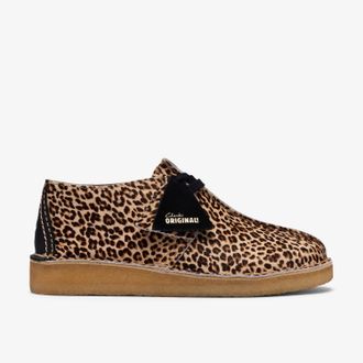 Clarks Desert Trek Leopard Print