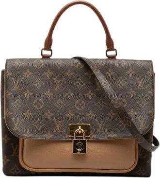 Louis Vuitton Pre-owned Handbags, female, Brown, Size: ONE SIZE Pre-owned The Marignan