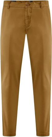 Bomboogie Pantaloni chino in gabardina - - Trousers - Uomo - Marrone - W34