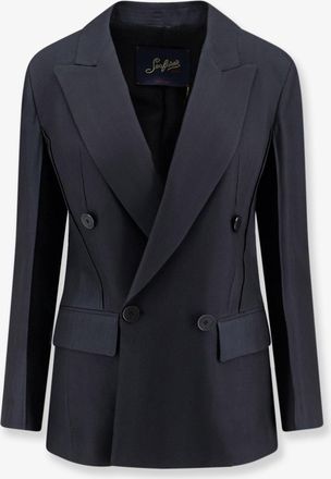 Seafarer Blazer Carmen in lana vergine e seta - SEAFARER - gender_Woman