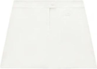 Courr&egrave;ges Rokken, Dames, Wit, S, Katoen, R&eacute;&eacute;dition Vinyle Rok