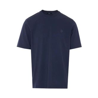 Herno T-Shirts, male, Blue, Size: XL T-Shirt Casual