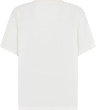 Maison Margiela Mens Short Sleeve T-Shirt Off White Cotton T-Shirts And Polos