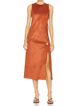 Alexis Kalita Midi Dress In Auburn