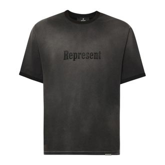 Represent Ringer T-Shirt - male - REPRESENT - T-Shirts - Black - XL - Tops