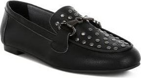 Rag & Co. Modaha Studded Horsebit Loafer in Black at Nordstrom Rack, Size 7.5