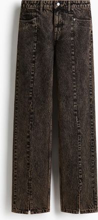 H&M Jeans mit Schlitzen - Brown