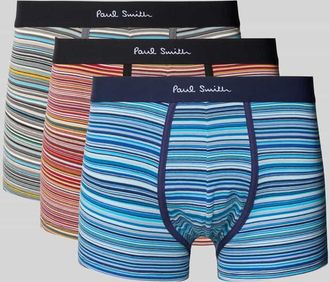 Paul Smith Trunks mit elastischem Logo-Bund im 3er-Pack in Rot, Größe XXL