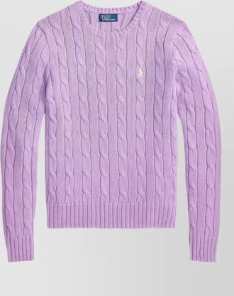 Polo Ralph Lauren crew neck cable knit sweater long sleeves