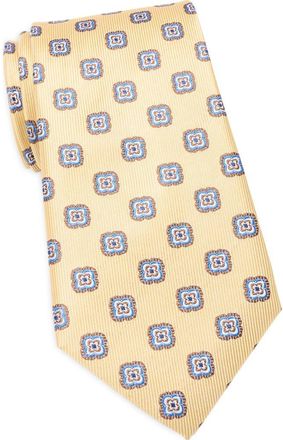 Duchamp Medallion Silk Tie in Yellow at Nordstrom Rack