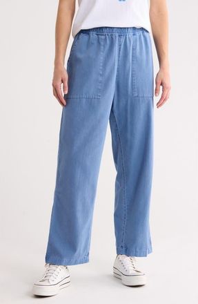Hurley Wavy Days Wide Leg Pants in Dutch Blue at Nordstrom Rack, Size X-Small