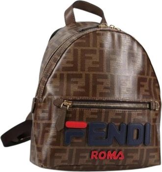 Fendi Pre-owned Vintage Rugzak - Dames - Vintage Rugzakken - Bruin - ONE Size - Vintage