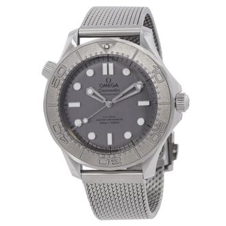 Omega Pre-owned Omega Seamaster Automatic Chronometer Grey Dial Mens Watch 210.30.42.20.06.002