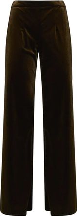 Blanca Vita Wijde broek - Dames - Wijde Broeken - Groen - S - Polyester - Broeken