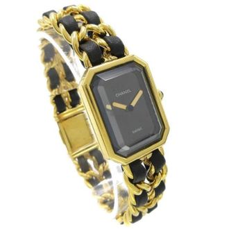 Chanel Pre-owned Vintage Horloge - Dames - Vintage Horloges - Zwart - ONE Size - Leer - Vintage
