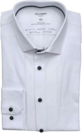 Olymp Olymp, Heren, Overhemden, Wit, Maat: 4XL
