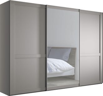 Wiemann Schwebetürenschrank »Göteborg« Querriegel und Griffleisten im Korpusfarbton, inkl. Spiegel