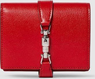 Gucci Jackie Medium Wallet, Red, Leather